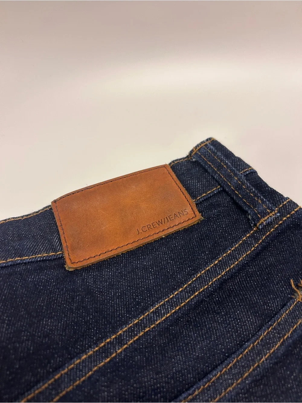 Men’s Jcrew Dark Blue Straight-Leg Jeans
